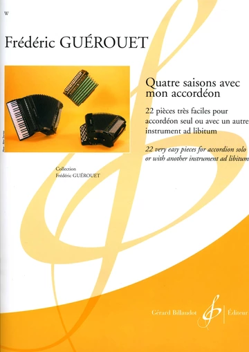 Quatre Saisons avec mon accordéon. 22 pièces très faciles Visual